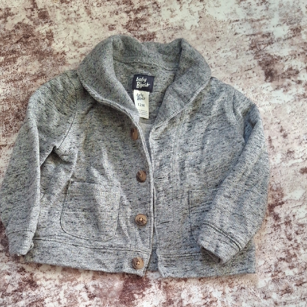 Andy & Evan Gray Knit Jacket